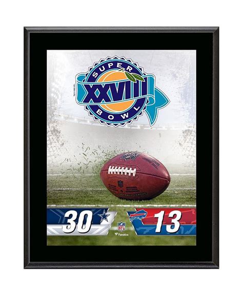 Fanatics Authentic Dallas Cowboys vs. Buffalo Bills Super Bowl XXVIII ...