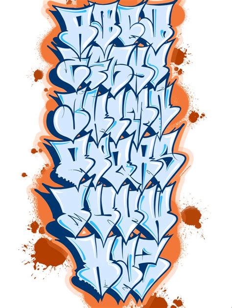 Graffiti ThrowUp ALPHAbet | Graffiti alphabet, Graffiti lettering ...