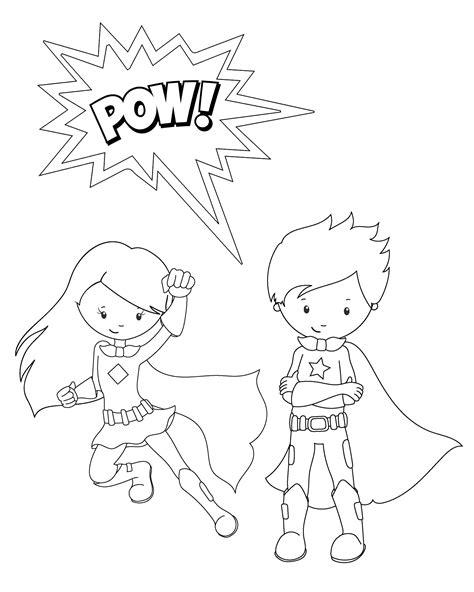 Superhero Coloring Pages | Super hero coloring sheets, Superhero ...