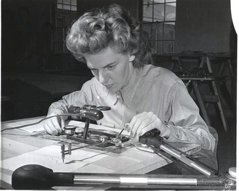 Map making, circa 1943 | Private Arline MacKenzie is shown u… | Flickr