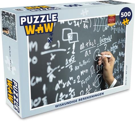 Puzzel 500 stukjes Wiskunde - Wiskundige berekeningen - PuzzleWow heeft +100000 puzzels | bol.com