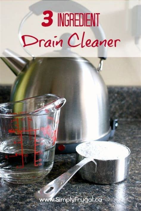 DIY Natural Drain Cleaner | Cleaners homemade, Diy natural products, Homemade cleaners recipes