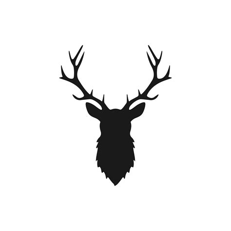 Elk Head Silhouette