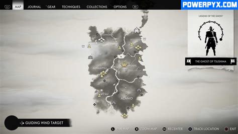 Ghost of Tsushima Full World Map Revealed