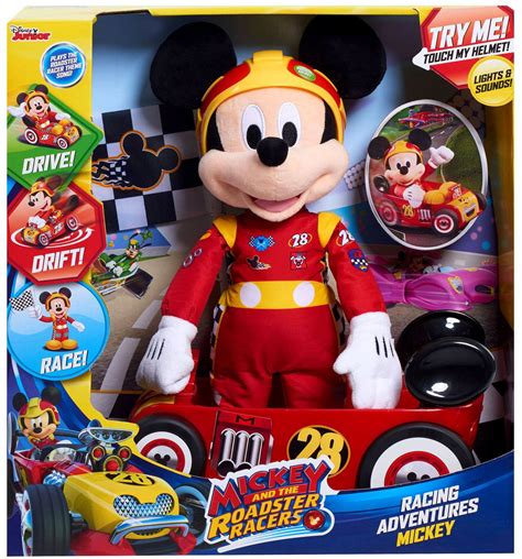 Disney Mickey Roadster Racers Racing Adventures Mickey Figure Lights Sounds, Damaged Package ...