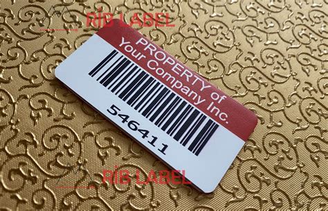 Unique Metal Asset Tags - [Barcode Metal Tags] $54.00