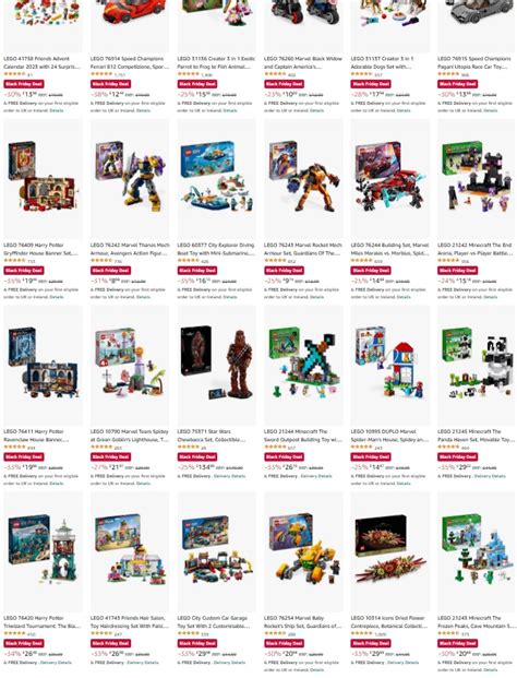 Amazon UK LEGO Early Black Friday 2023 Deals Now Live (39 LEGO Sets Discounted by 23-38% off ...