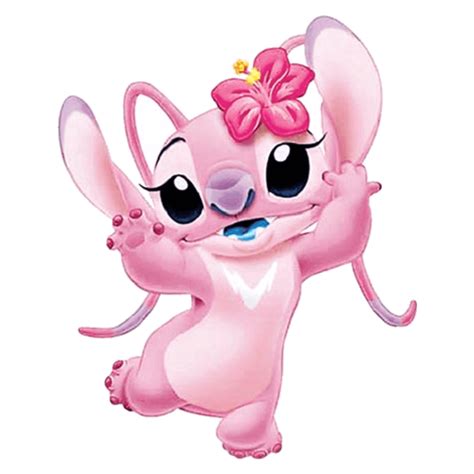 a pink cartoon character with big eyes and a bow on her head is flying through the air