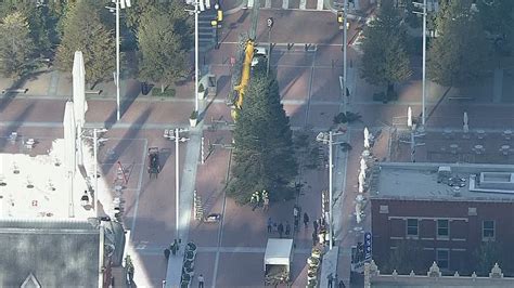 50-foot Christmas tree goes up in Fort Worth's in Sundance Square | FOX ...