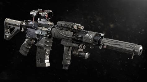 ArtStation - M4 Assault Rifle - Fully Customized