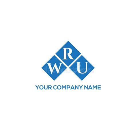 WRU Letter Logo Design on White Background. WRU Creative Initials ...