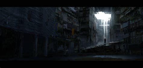 Download Darkened Cityscape in an Anime Universe Wallpaper | Wallpapers.com