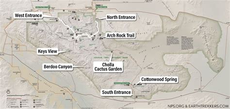 Joshua Tree National Park Map