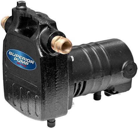 Electric Transfer Pump Non-Submersible 1/2 HP Cast Iron w/ Garden Hose ...