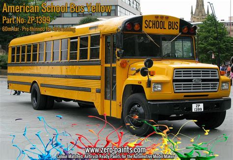 American School Bus Yellow Paint 60ml | ZP-1399 | Zero Paints