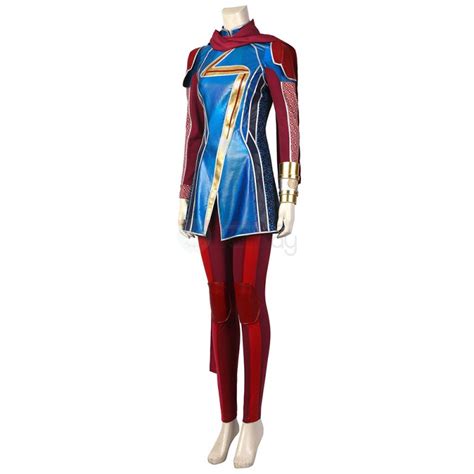 Kamala Khan Costume Ms. Marvel Cosplay Suits - Champion Cosplay