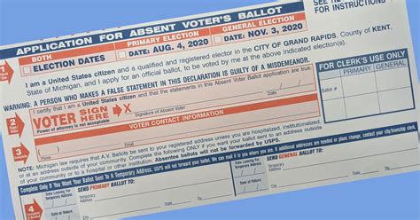 Received your absentee ballot application? City has mailed them to all ...