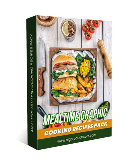 Mealtime Graphic Cooking Recipes Pack - BigProductStore.com