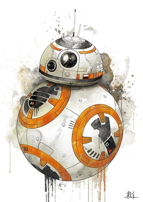 BB-8 by Alex Aasen | Star wars painting, Star wars drawings, Star wars droids