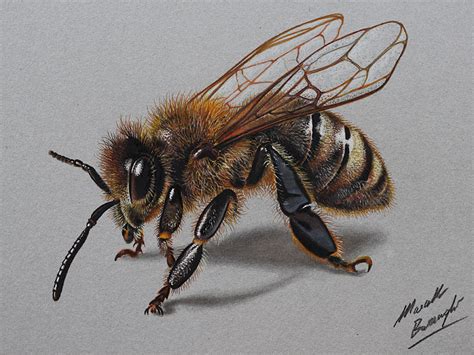 Drawing a honey bee - Marcello Barenghi