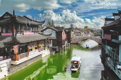 A Journey of Postcards: Qibao Ancient Town, Shanghai