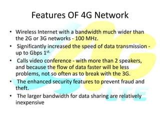 4G wireless Network | PPT