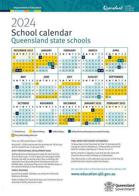 Qld School Holidays 2024 Calendar Printable - Addie Anstice