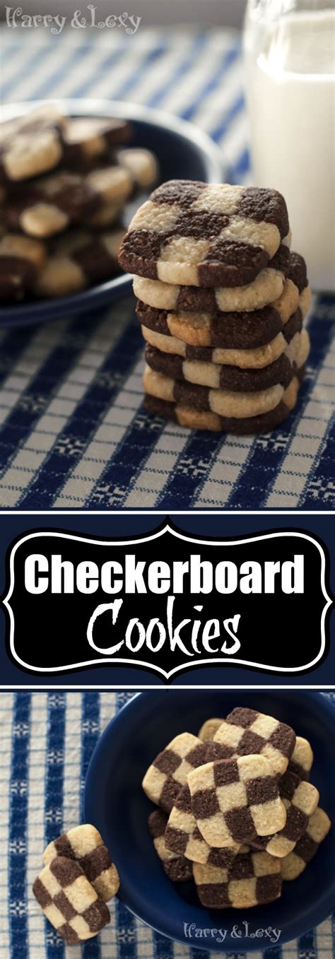 Easy Checkerboard Cookies Recipe - Harry & Lexy's Workshop