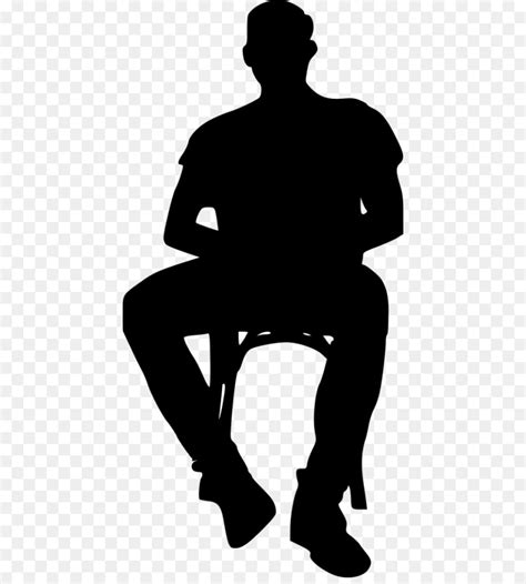 Free Person Sitting At Desk Silhouette, Download Free Person Sitting At Desk Silhouette png ...