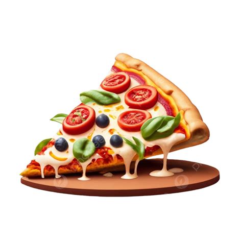 Slice Pizza On A Plate For Food Poster Or Advertising Post, Advertising ...