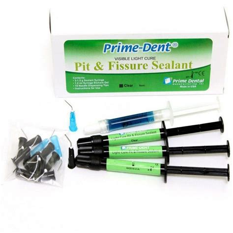 Prime-Dent Visible Light Cure Pit & Fissure Sealant Clear Kit - Sadec Dental