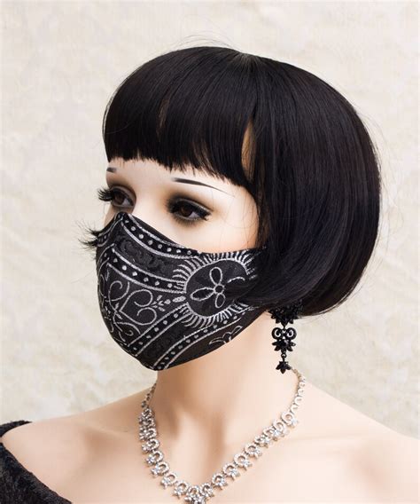 Stylish Face Mask Designer Dust Pollution Mask Fashionista | Etsy