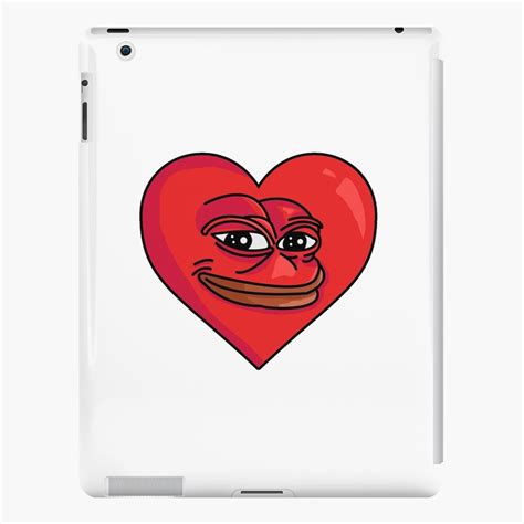 "Pepe heart funny love meme" iPad Case & Skin by TryStar | Redbubble