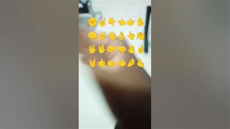 Hand Challenge Short Video 🫰🤌🫲🫱🤙🤘🤞🤚🤜🤛🖖🖐️👆👌👋 ️👊 👉👈👇☝️ - YouTube