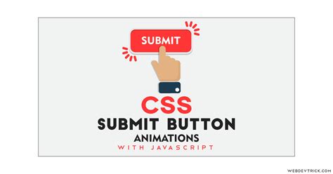 CSS Submit Button Animation With JavaScript | Submit Button Inspiration