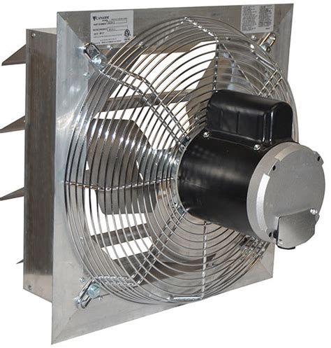 Canarm AX24-1M | 24" Shutter Mounted Exhaust Fan 3 Phase 5500 CFM ...