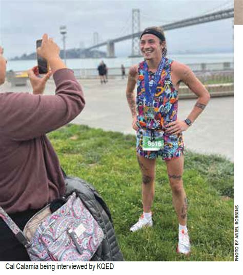 Nonbinary Runner Cal Calamia on Historic Wins at SF Marathon and Bay to ...