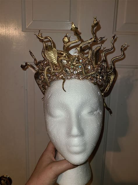 Medusa Headpiece. Gorgon Headpiece. Gorgeous Halloween or Cosplay Piece. by Blastfrompasttoys on ...