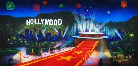 Hollywood Red Carpet Backdrop Rentals | TheatreWorld®