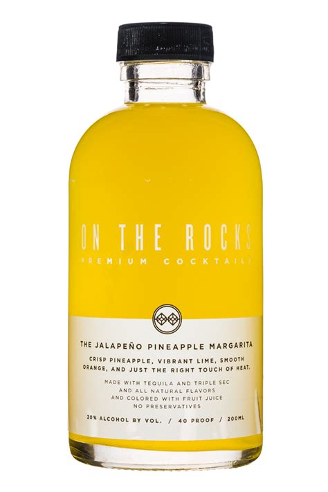 The Jalapeño Pineapple Margarita | On The Rocks | BevNET.com Spirits / Alcohol Database