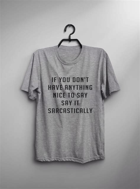 Sarcasm Shirt Funny Tshirts Tumblr Graphic Tee Teenager Gifts Women ...