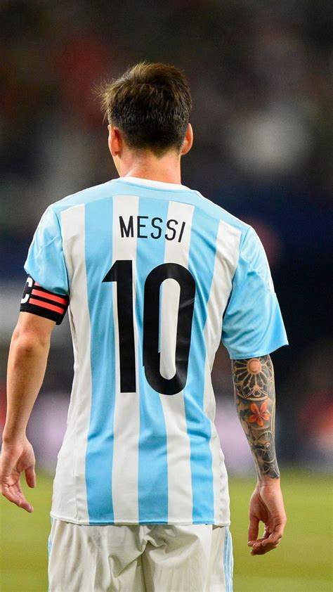 Lionel Messi, 10 number, jersey, 720x1280 wallpaper | Messi argentina ...