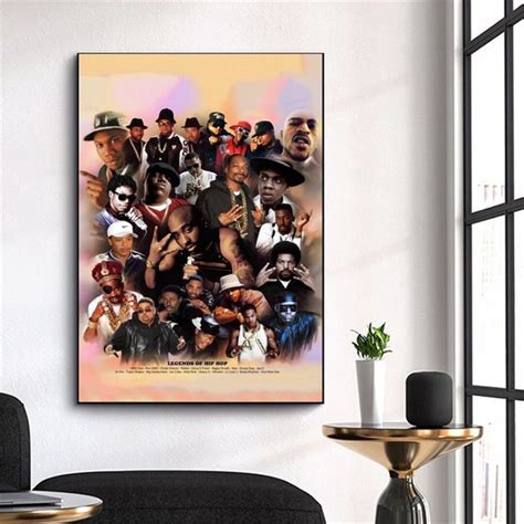 Legends of Hip Hop Music Singer Canvas Poster Wall Art Decor - Etsy