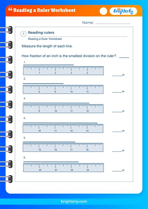 Ruler Reading Worksheets