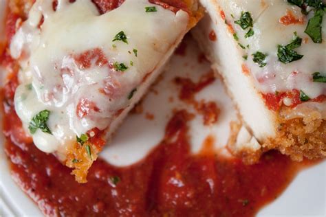 Lighter Baked Chicken Parmesan - Andie Mitchell