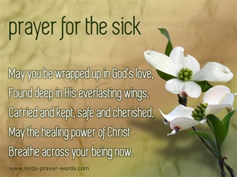 Healing Prayer For The Sick Quotes