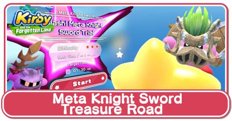 Meta Knight Sword Treasure Road Guide: How to Beat the Target Time ...