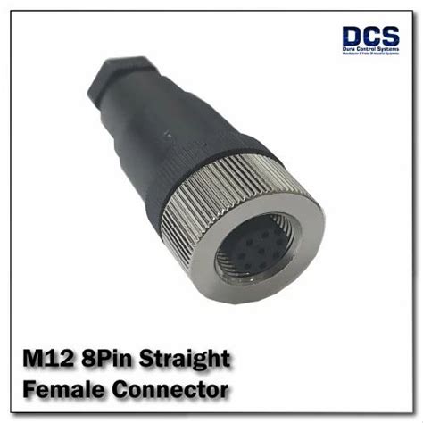 DCS M12 8 Pin Straight Female Connector at ₹ 1389/piece in Chennai | ID ...