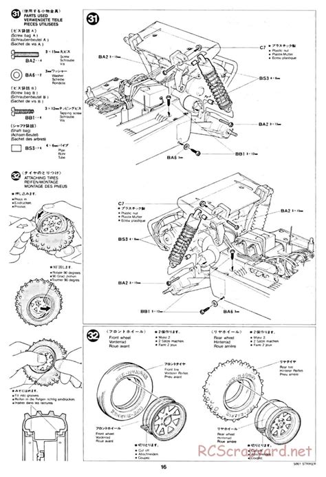 Tamiya - 58061 - Manual • Striker • RCScrapyard - Radio Controlled ...