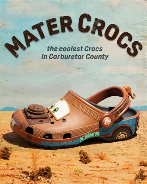 New ‘Cars’ Tow Mater Crocs Debut - Disney by Mark